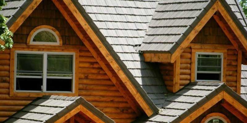 سقف خانه چوبی