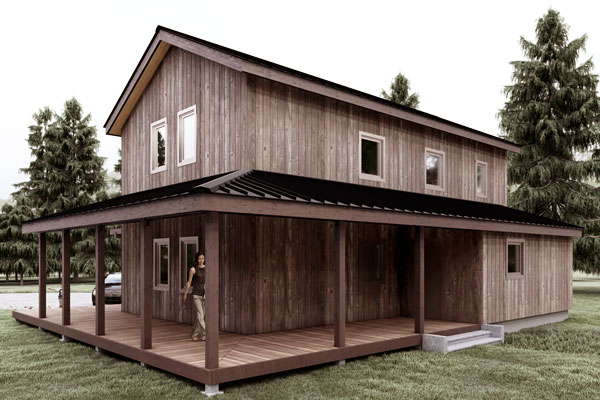 خانه چوبی پیش ساخته
